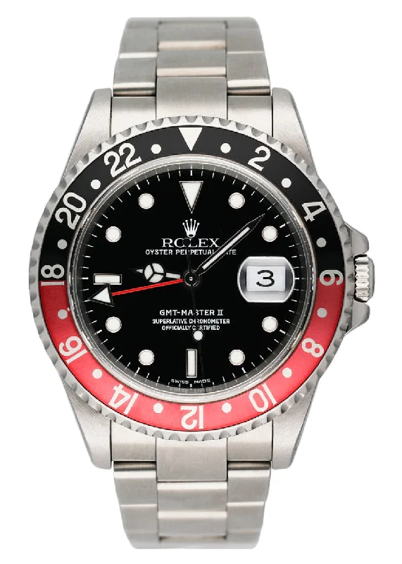 Find the Best Rolex Watches Online –Rolex GMT Master II 16710 "Coke" Bezel Mens Watch Box Papers