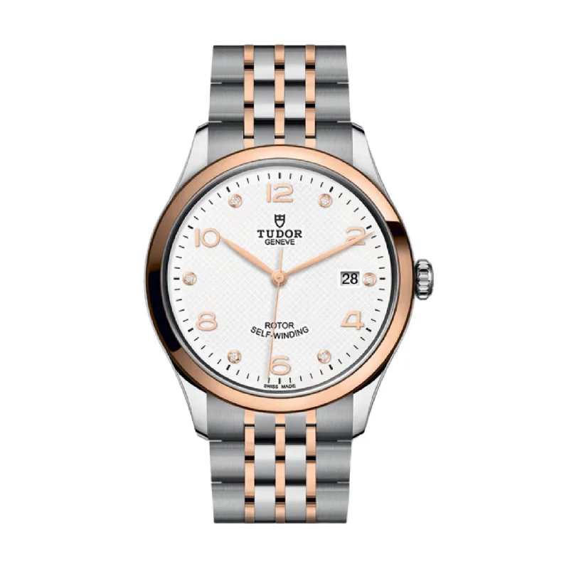 Discover Tudor Watches for Investment and Style –Tudor 1926 39mm | Rose gold and Stainless Steel Bracelet | White diamond-set dial | Men's Watch M91551-0011