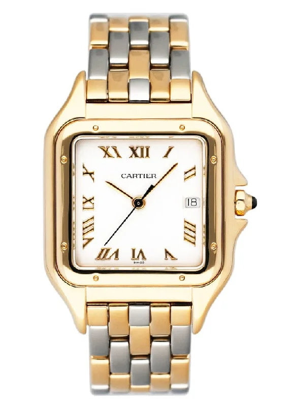 Shop Cartier Watches for the Ultimate Statement –Cartier Panthere Large W25039L6 Two Tone Mens Watch