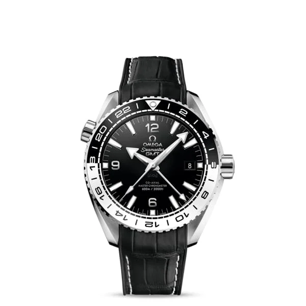 Omega Watches: Designed for Timeless Elegance –Omega Seamaster 44mm Watch - Ref: 215.33.44.22.01.001 - Black Index Dial, Black Leather Strap