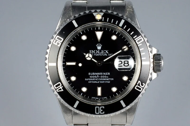 Explore the Best Rolex Models –1991 Rolex Submariner 16610