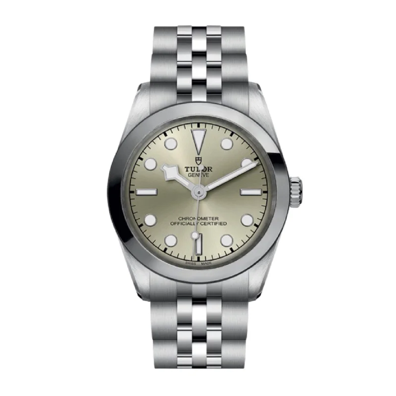 Shop Tudor Watches for Timeless Luxury –Tudor Black Bay 31mm | stainless steel bracelet | Light champagne-color Dial | Unisex Watch ref. M79600-0003