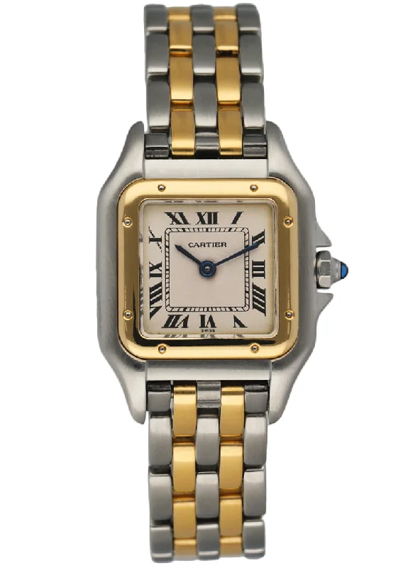 Shop for Cartier Watches with Legendary Design –Cartier Panthere 1057917 Two Rows Ladies Watch