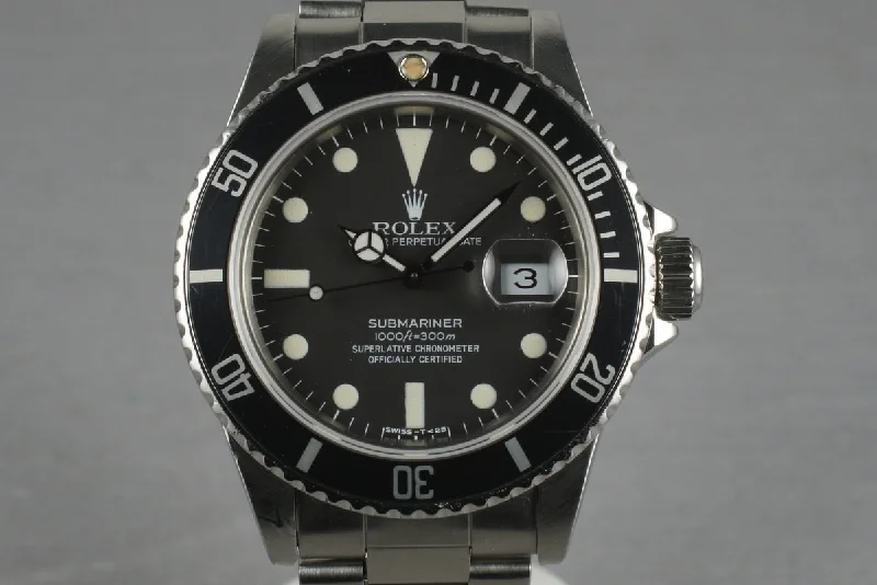 Shop Rolex Watches for Discerning Tastes –Rolex Submariner 16800 Matte Dial