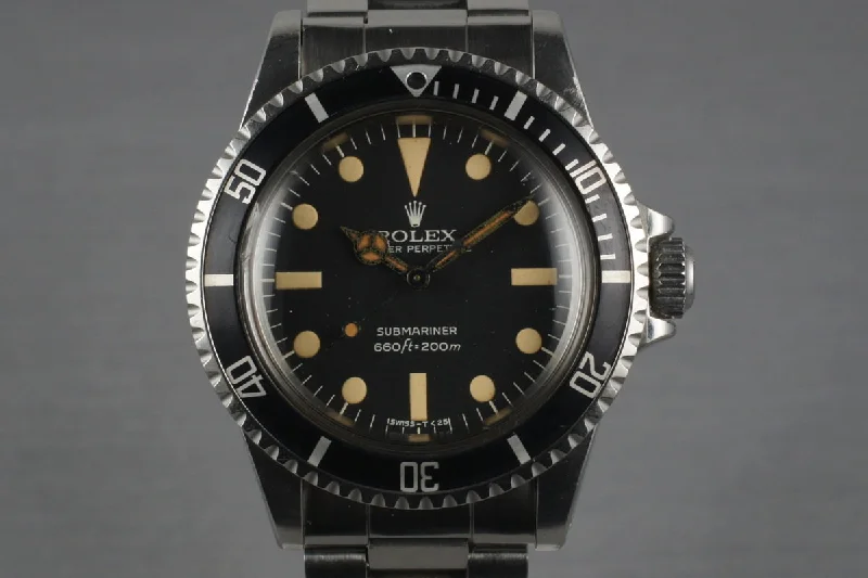 Rolex Watches: Designed for Luxury and Excellence –1979 Rolex Submariner Ref: 5513 with Mark 2 Maxi Dial