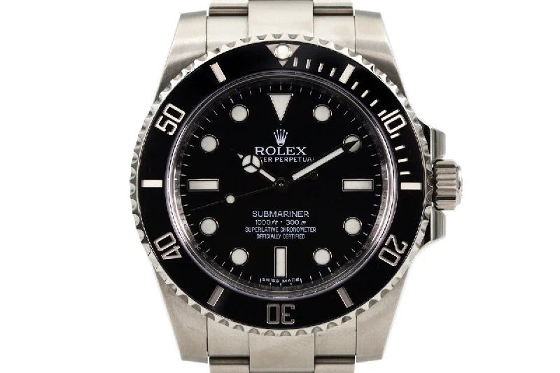 Discover the Ultimate Rolex Watch Collection –2015 Rolex Submariner 114060 with Box and Papers