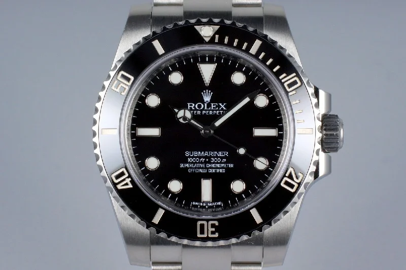 Find the Most Popular Rolex Models –2015 Rolex Submariner 114060 with Box and Papers