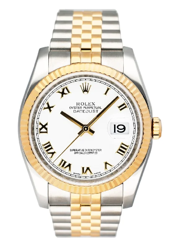 Shop Rolex Watches with Impeccable Quality –Rolex Oyster Perpetual Datejust 116233 White Dial Mens Watch