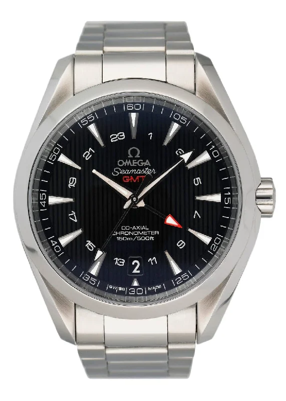 Find Exclusive Omega Models for Sale –Omega Seamaster Aqua Terra GMT Mens Watch Box Papers