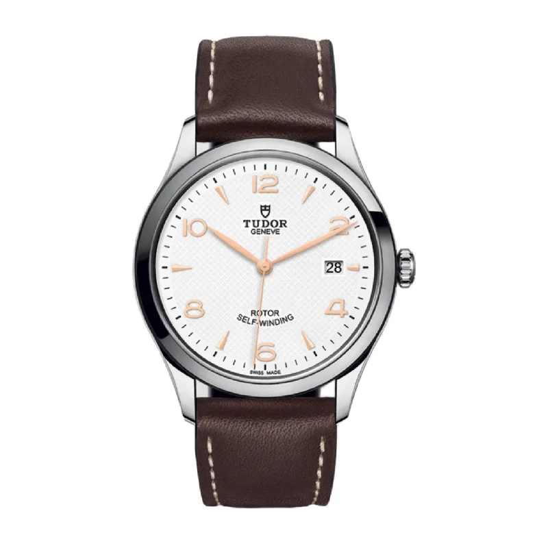 Tudor Watches: Where Style Meets Performance –Tudor 1926 39mm | Brown leather strap | White dial | Men's Watch M91550-0012