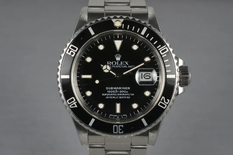 Discover the Ultimate Rolex Watch Collection –1988 Rolex Submariner 168000