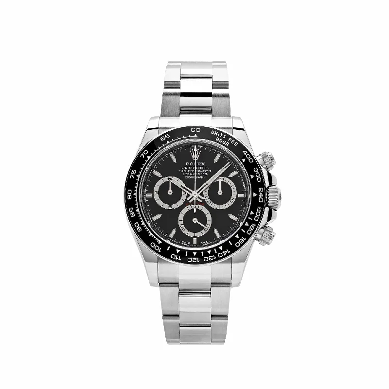 Shop Rare Rolex Timepieces for Ultimate Style –Rolex Daytona 126500LN Stainless Steel Black Dial (2024)