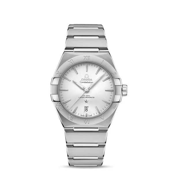 Omega Watches: Iconic Models for the Modern Collector –Omega Constellation 39mm Watch - Ref: 131.10.39.20.02.001 - Silver Index Dial, Stainless Steel Bracelet