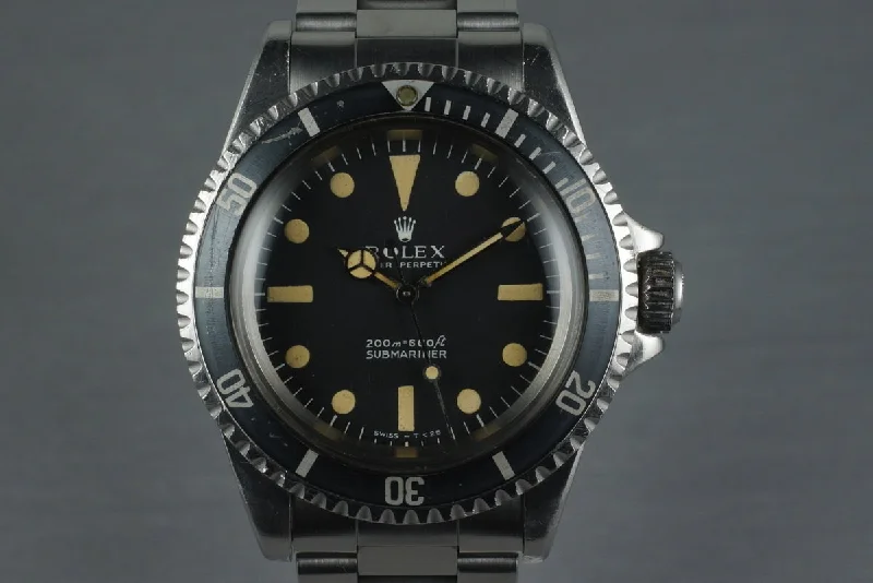 Rolex Watches: Designed for Luxury and Performance –1967 Rolex Submariner 5513 Meters First with RSC Papers