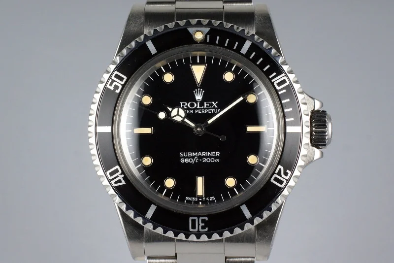 Shop Rolex Watches for Iconic Designs –1987 Rolex Submariner 5513 with Box and Papers