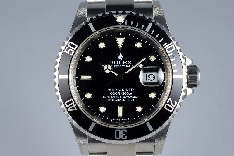 Find Rare Rolex Models Online –2008 Rolex Submariner 16610 with Box and Papers