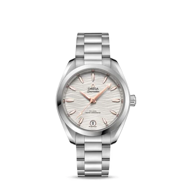 Find Your Ideal Omega Watch Today –Omega Seamaster 34mm Watch - Ref: 220.10.34.20.02.001 - Silver Index Dial, Stainless Steel Bracelet