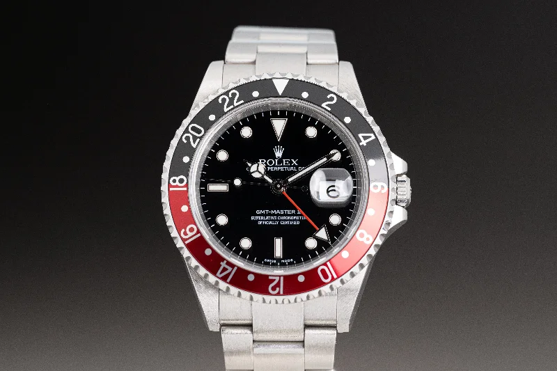 Discover Rolex Watches with Timeless Appeal –2005 Rolex 16710 GMT Master II Black & Red Bezel Insert