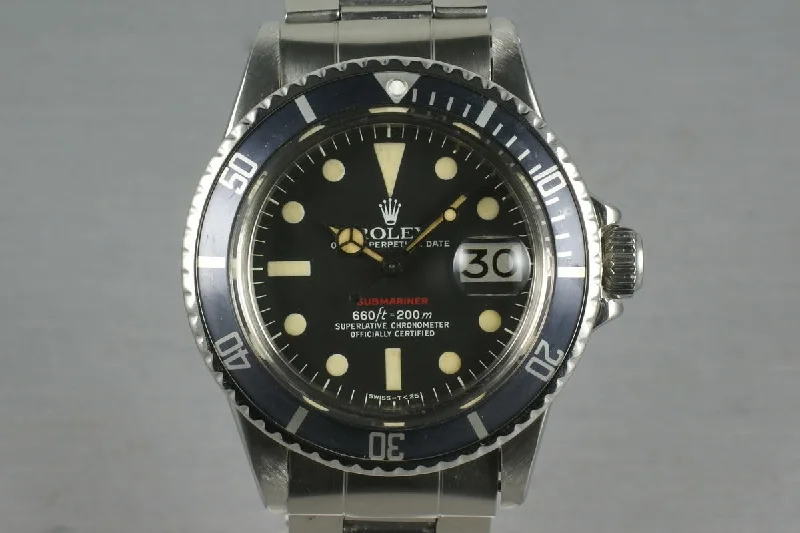 Shop for Classic Rolex Watches Today –Rolex Submariner 1680 Red Sub