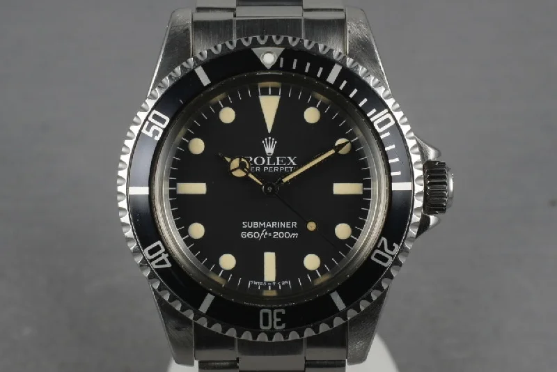 Discover Limited Edition Rolex Watches –1982 Rolex Submariner 5513 with Maxi Mark 4 dial