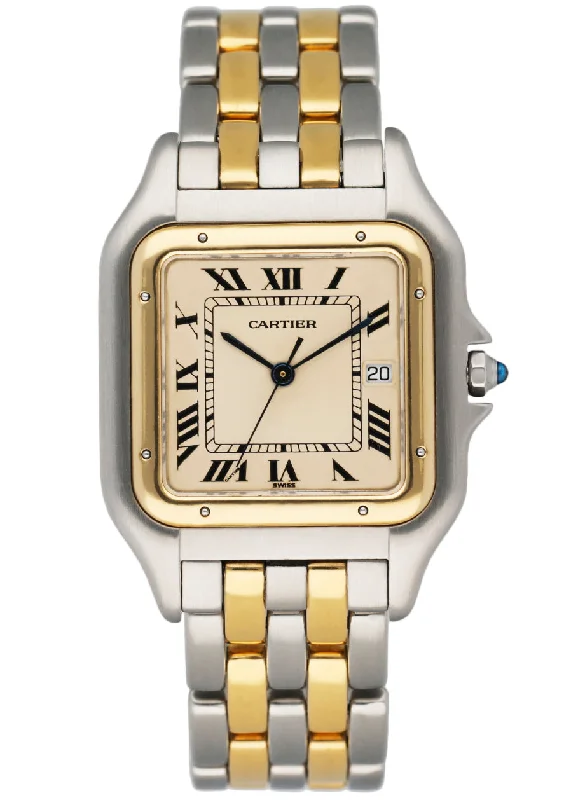 Shop Cartier Watches for Iconic Luxury –Cartier Panthere Jumbo 187957 Two Tone Mens Watch