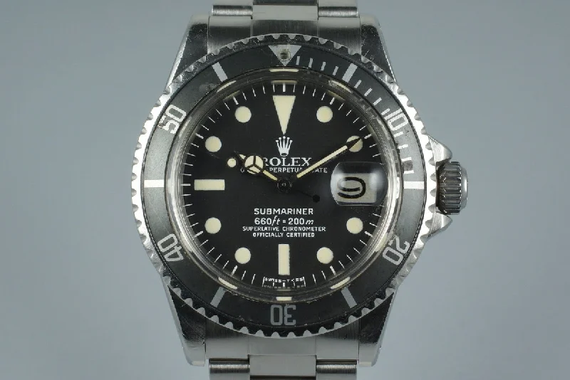 Discover Iconic Rolex Timepieces –1973 Rolex Submariner 1680 Mark I White Submariner Dial