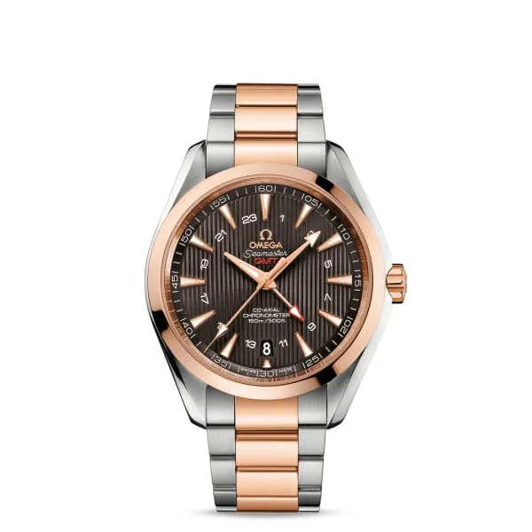 Find Exclusive Omega Models for Sale –Omega Seamaster 43mm Watch - Ref: 231.20.43.22.06.003 - Grey Index Dial, Two Tone Stainless Steel & 18K Rose Gold Bracelet