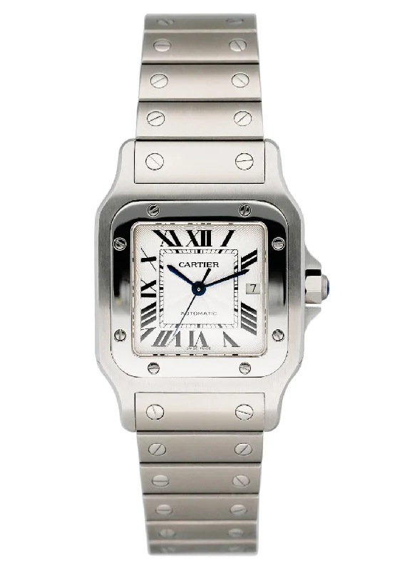 Cartier Watches: A Legacy of Luxury –Cartier Santos Galbee W20055D6 Stainless Steel Ladies Watch