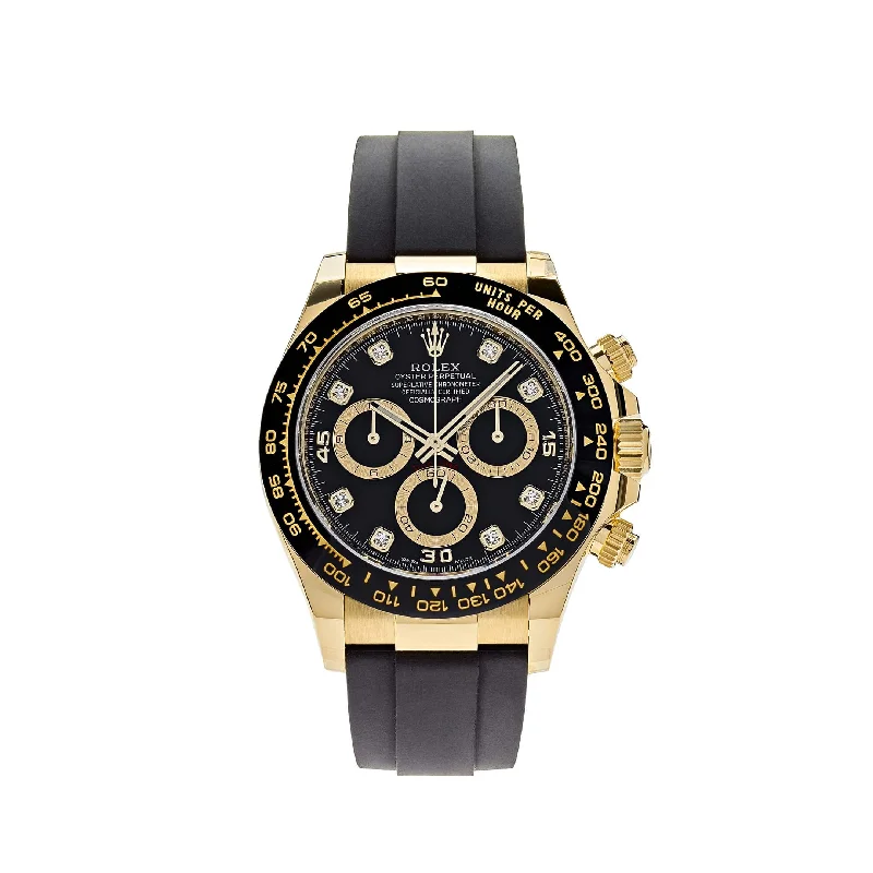 Shop for Classic Rolex Watches Today –Rolex Daytona 116518LN Yellow Gold Black Diamond Dial