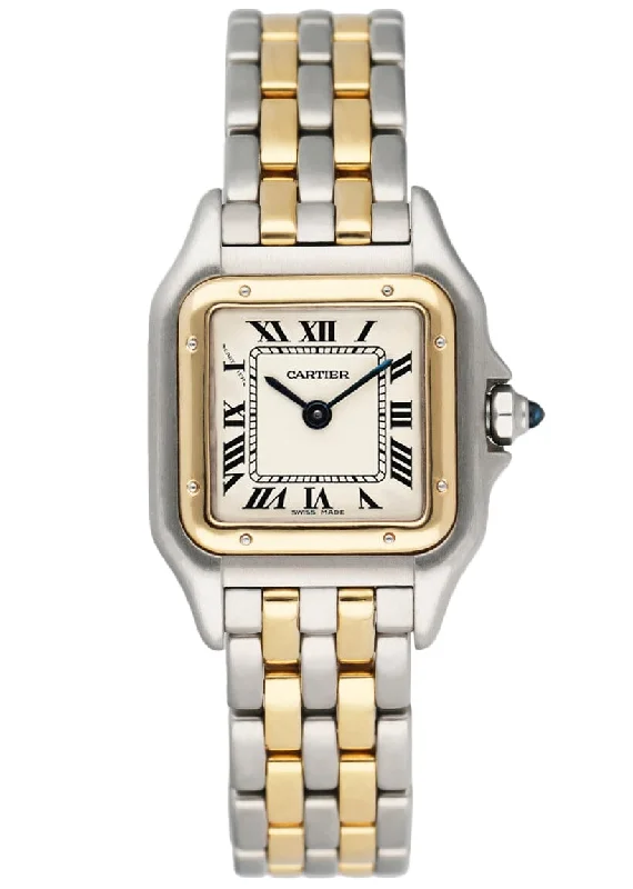 Explore Cartier Watches for Elegant Style –Cartier Panthere W25029B6 Two Rows Ladies Watch