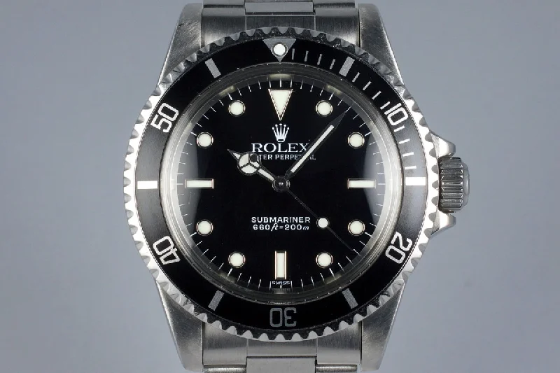 Explore Rolex’s Exclusive Timepiece Collection –1985 Rolex Submariner 5513 Service Dial