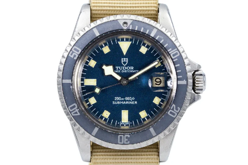 Swiss-Made Rolex Watches –1968 Tudor Submariner 7021/0 Blue Snowflake Dial with "Ghost" Insert