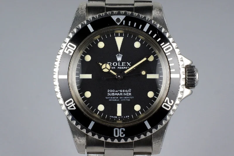 Explore Rolex Watches for the Ultimate Timepiece Experience –1967 Rolex Submariner 5512 4 Line Meters First Dial