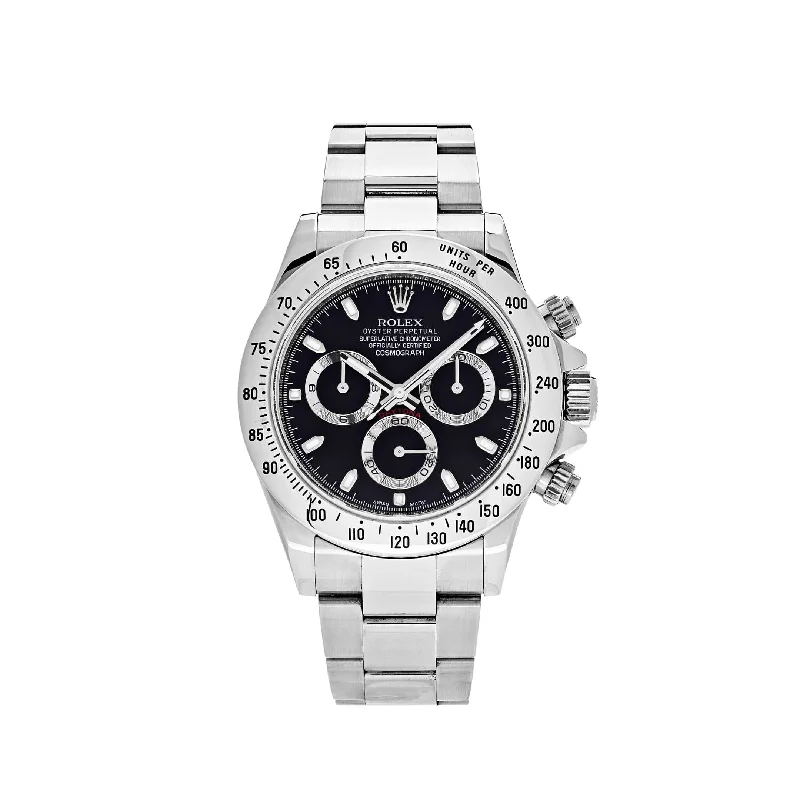 Shop Rolex Watches for Iconic Designs –Rolex Daytona 116520 Stainless Steel Black APH Dial