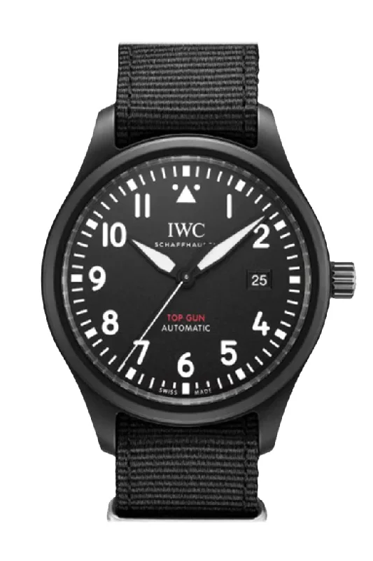 Discover the Precision of IWC Watches –IWC Pilot Top Gun Automatic Black Dial Men's Watch IW326901