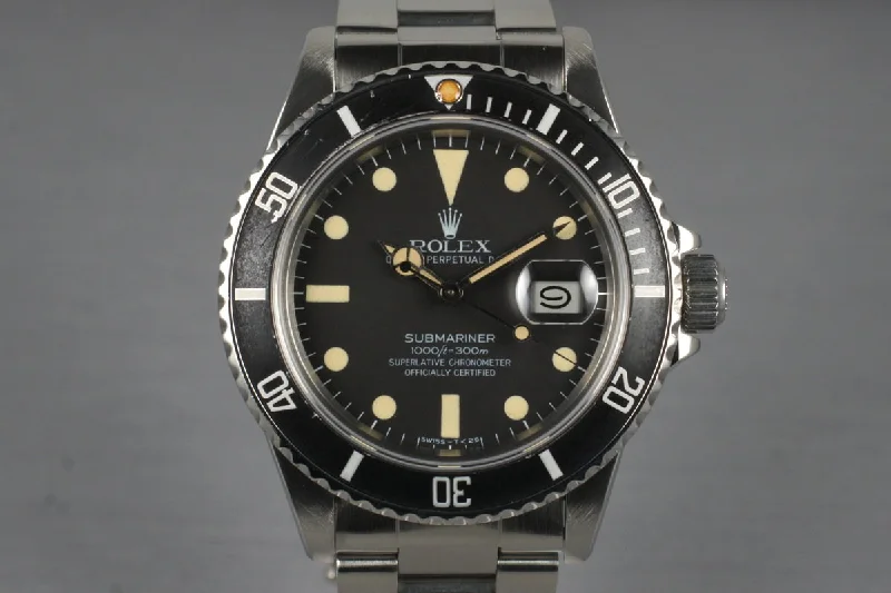 Iconic Rolex Watches for Sale –1981 Rolex Submariner 16800