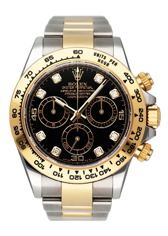 Discover the Ultimate Rolex Watch Collection –Rolex Daytona 116503 Diamond Black Dial Mens Watch Box Papers