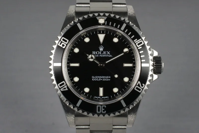 Rolex Watches: Swiss Quality and Precision –2006 Rolex Submariner 14060M with Box and Papers