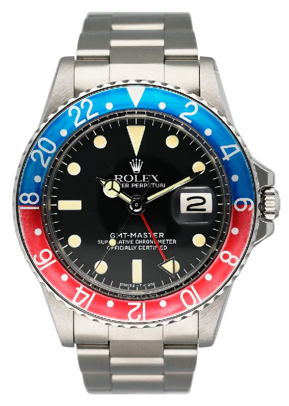 Discover Your Next Rolex Watch Today –Rolex GMT-Master 1675 "Pepsi" Mens Watch Box Papers