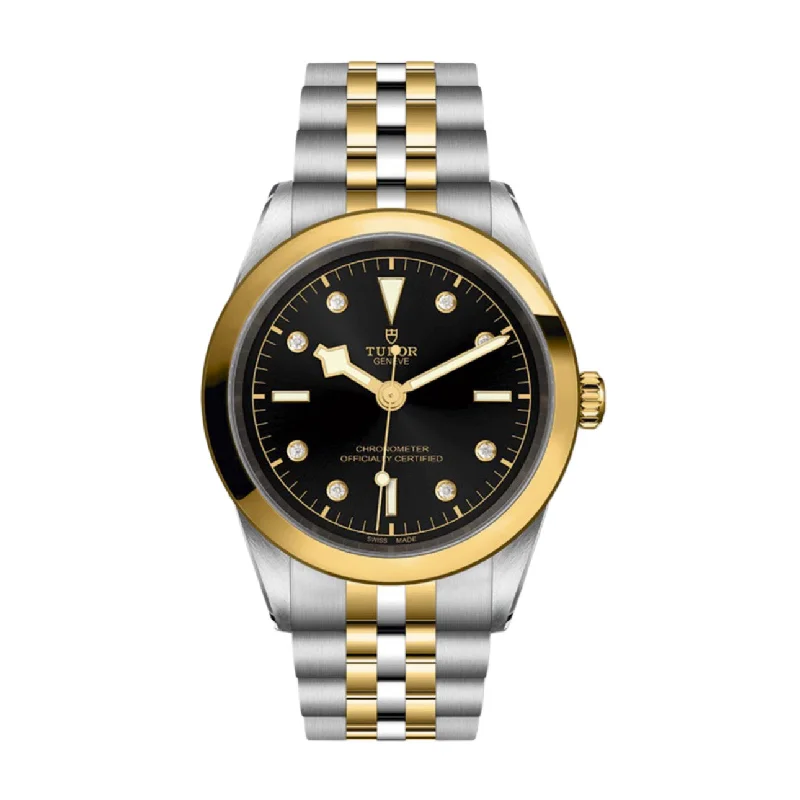 Tudor Watches: Swiss Excellence for the Discerning –Tudor Black Bay 41 S&G | Steel and yellow gold bracelet | Black Diamond Dial | Men's Watch ref. M79683-0006