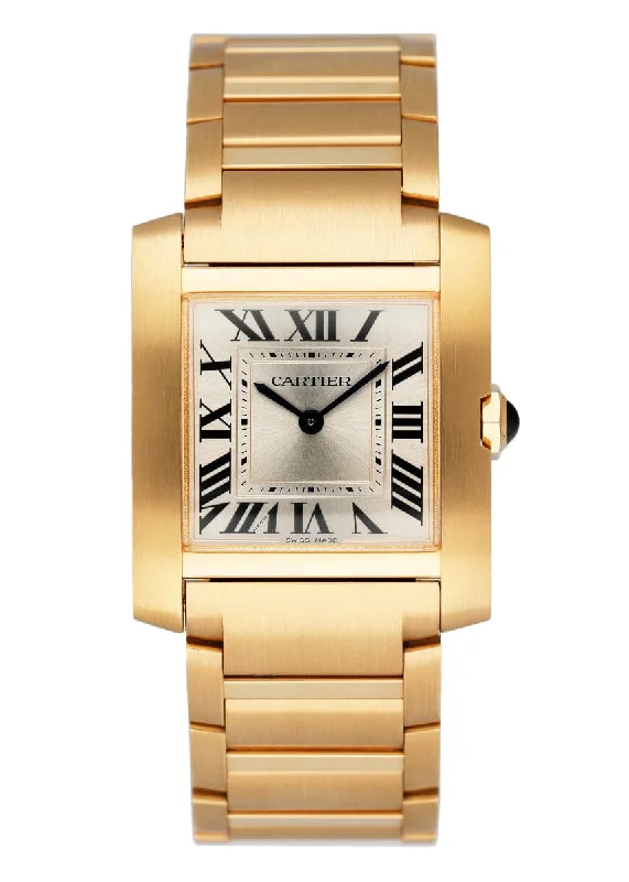 Discover the Craftsmanship Behind Cartier Watches –Cartier Tank Francaise WGTA0113 18K Yellow Gold Watch Box Papers