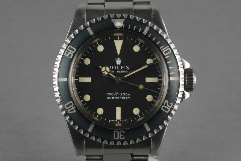 Rolex Watches for Sale Online –Rolex Submariner 5513 with feet first serif dial