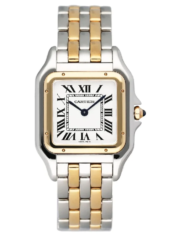 Find the Best Cartier Timepieces for Every Taste –Cartier Panthere W2PN0007 Medium Two Tone Ladies Watch With Certificate