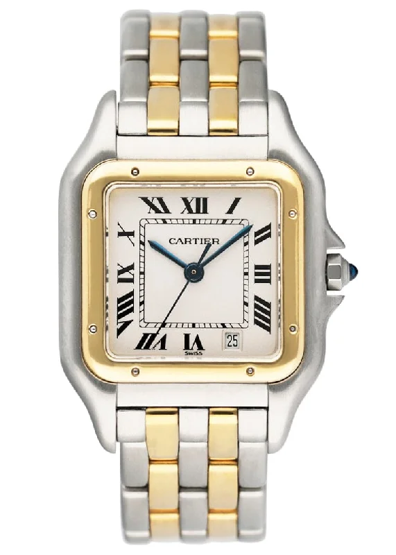 Discover Cartier Watches for Luxury and Craftsmanship –Cartier Panthere 83083242 Two Rows Midsize Ladies Watch