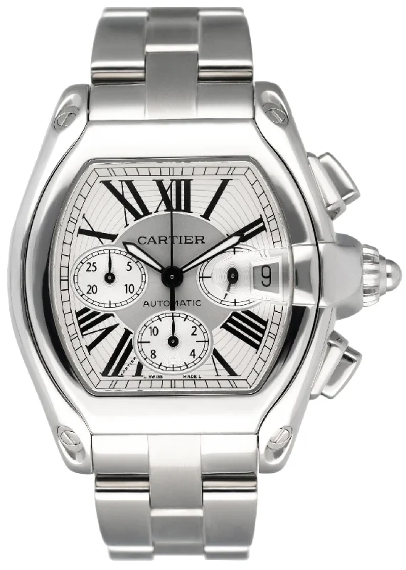 Discover Cartier Watches for Lasting Value –Cartier Roadster W62019X6 Silver Dial Mens Watch