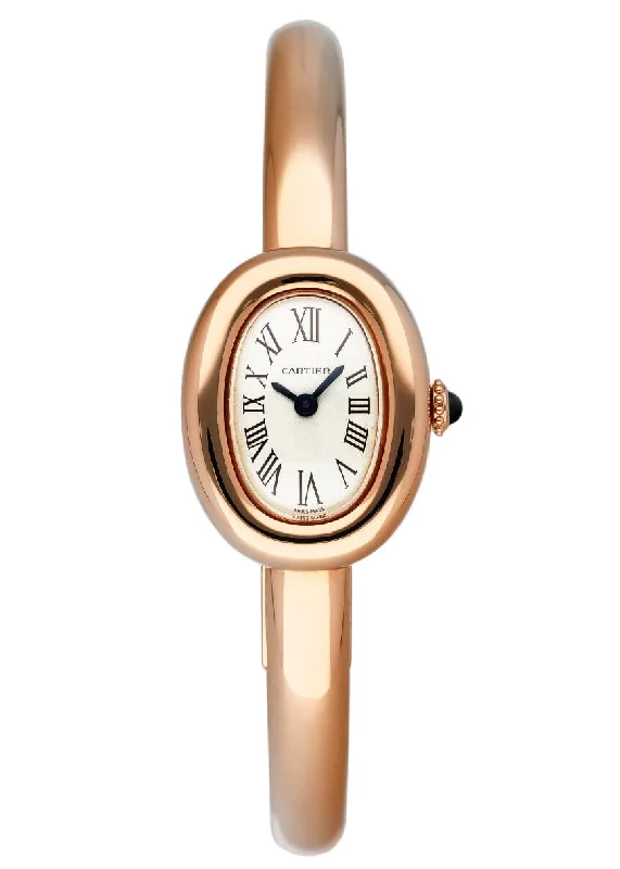 Cartier Watches: Crafted for the Elite –New Cartier Baignoire WGBA0019 Size 15 Rose Gold Ladies Watch Box Papers