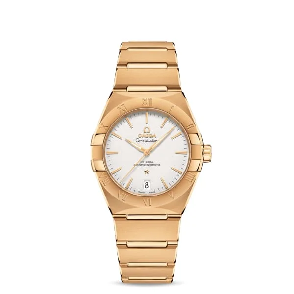 Omega Watches: Perfect for the Modern Gentleman –Omega Constellation 36mm Watch - Ref: 131.50.36.20.02.002 - Silver Index Dial, 18K Yellow Gold Bracelet