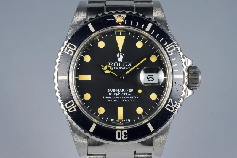 Discover Legendary Rolex Watches –1983 Rolex Submariner 16800 with RSC Papers