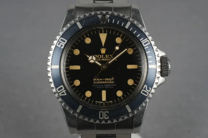 Shop Rolex Watches for Discerning Tastes –1962 Rolex Submariner 5512 Pointed Guards with Gilt Dial