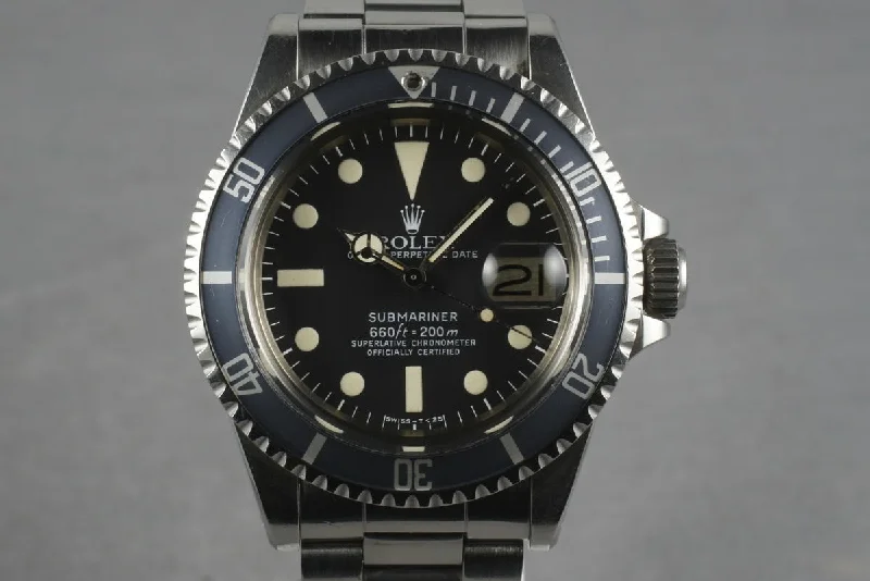 Explore Rolex’s Masterpieces of Timekeeping –1978 Rolex Submariner 1680 with Fat Case